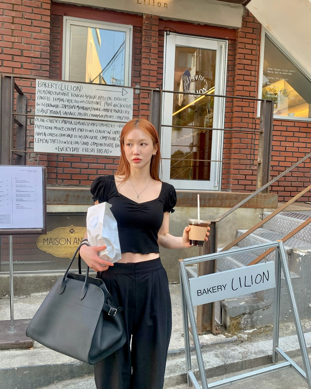 반팔 티셔츠 모델 착용 이미지-S13L8