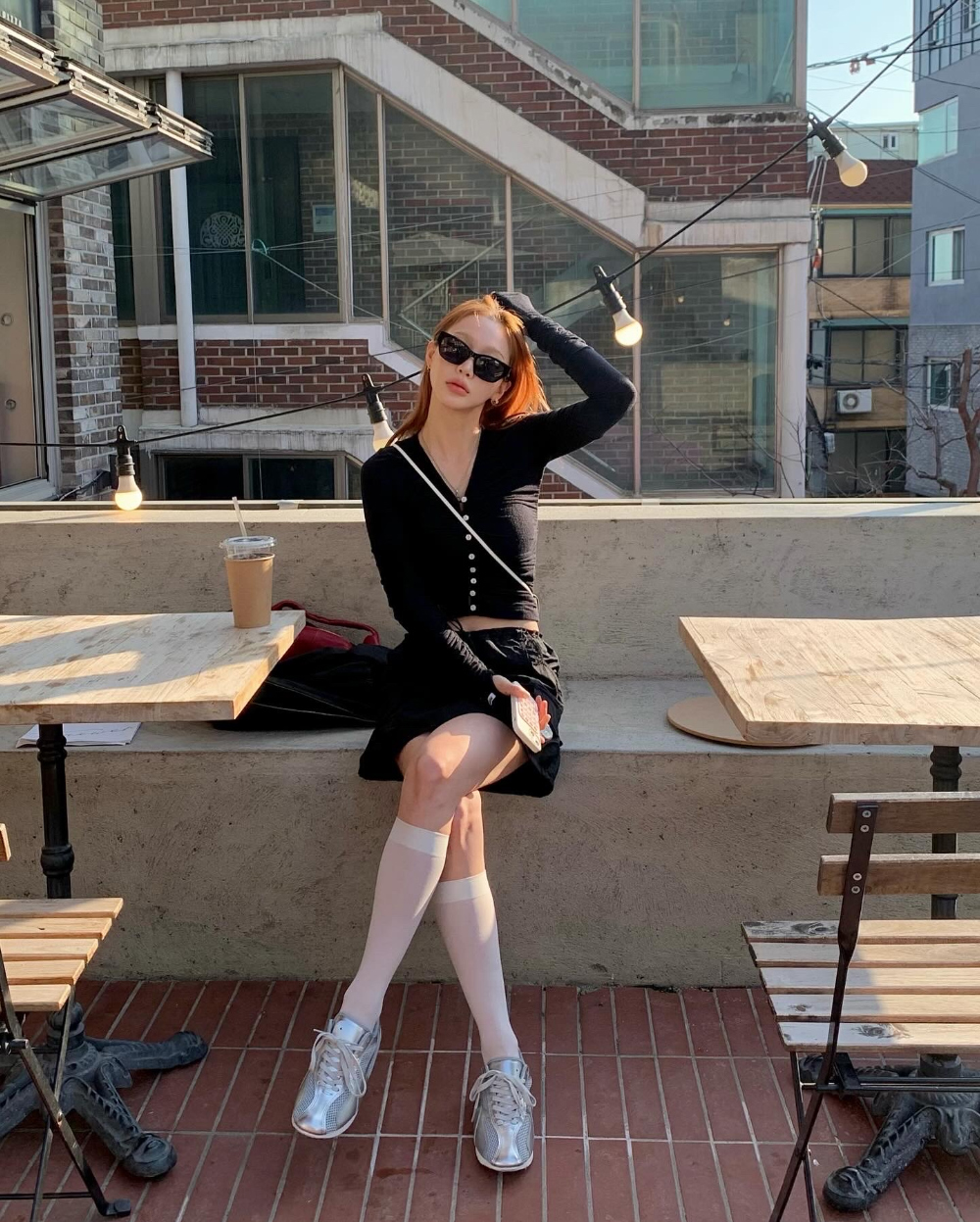 미니 스커트 모델 착용 이미지-S13L6