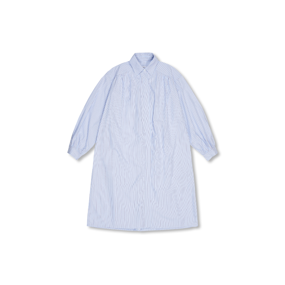 original]Striped Shirts Dress (Blue) | ファッション通販サイト NUGU