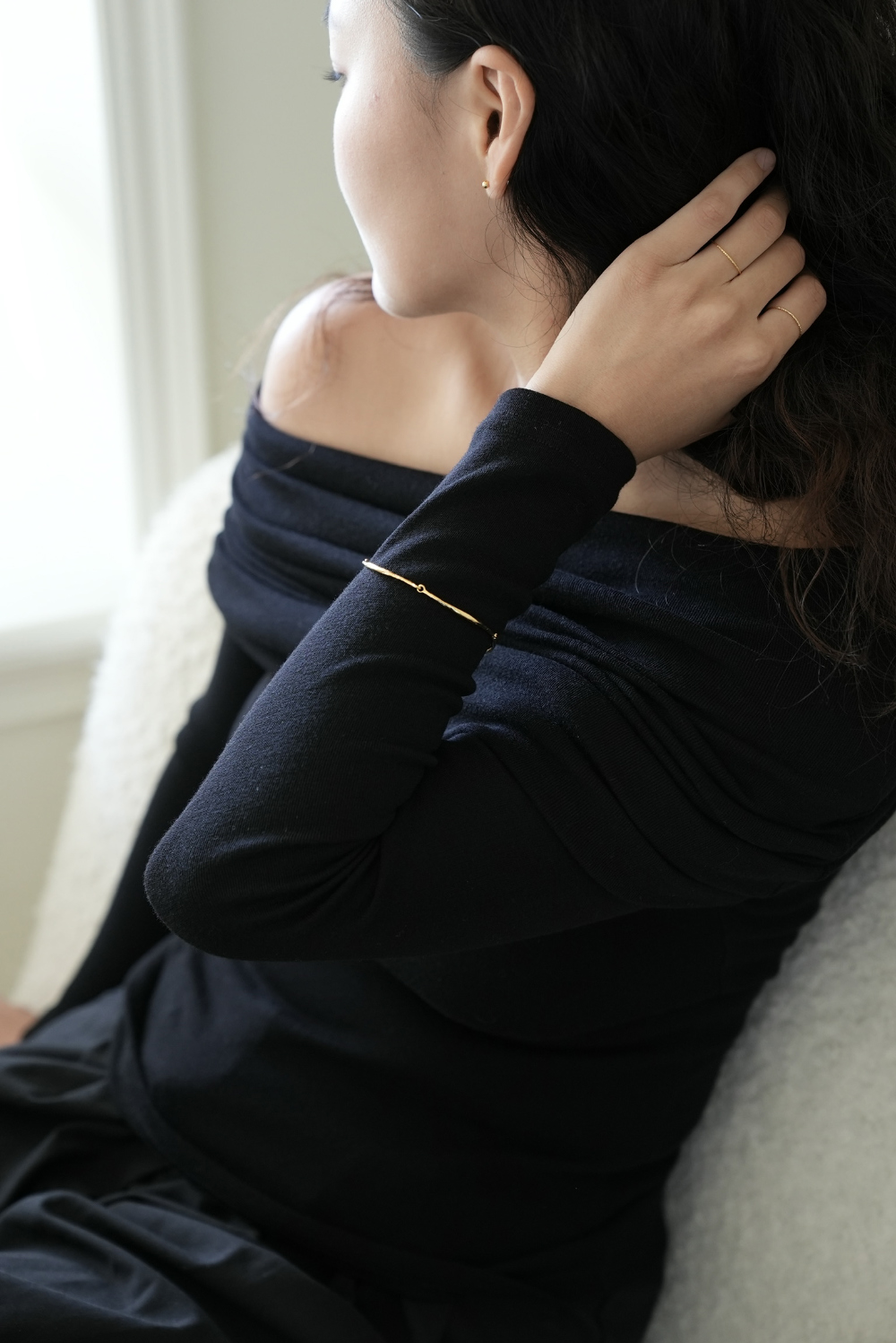 악세사리 모델 착용 이미지-S46L6