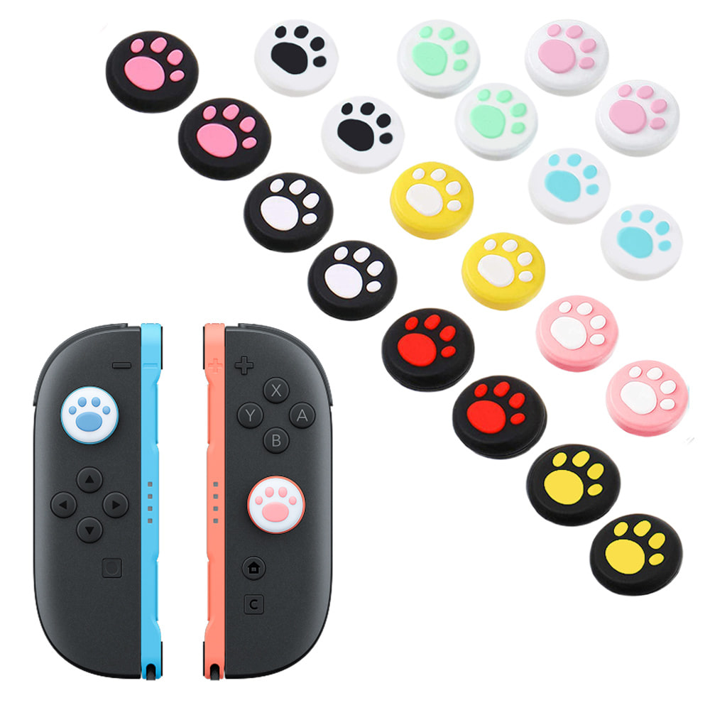 닌텐도 스위치2 조이콘2 고양이 발바닥 스틱커버 2개 1세트