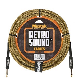 Muztek - Retro Sound Cable / 뮤즈텍 기타 &amp; 베이스 케이블 5m (RS-500 TW)