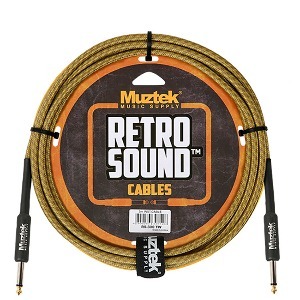 Muztek - Retro Sound Cable / 뮤즈텍 기타 &amp; 베이스 케이블 3m (RS-300 TW)