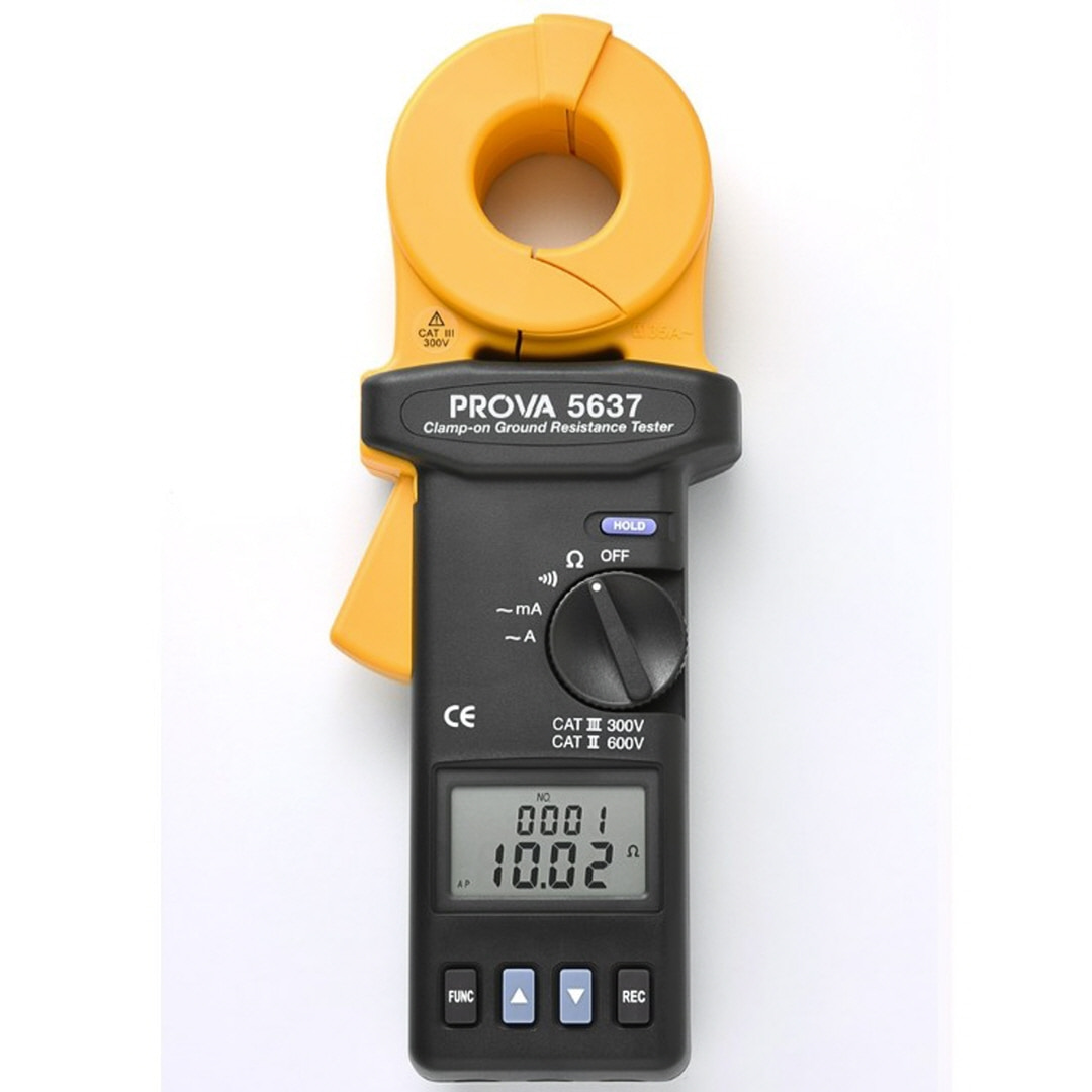 PROVA 프로바 클램프형 접지저항계 PROVA-5637 접지저항 측정기 Resistance Meter 레지스턴스미터 접지테스터기