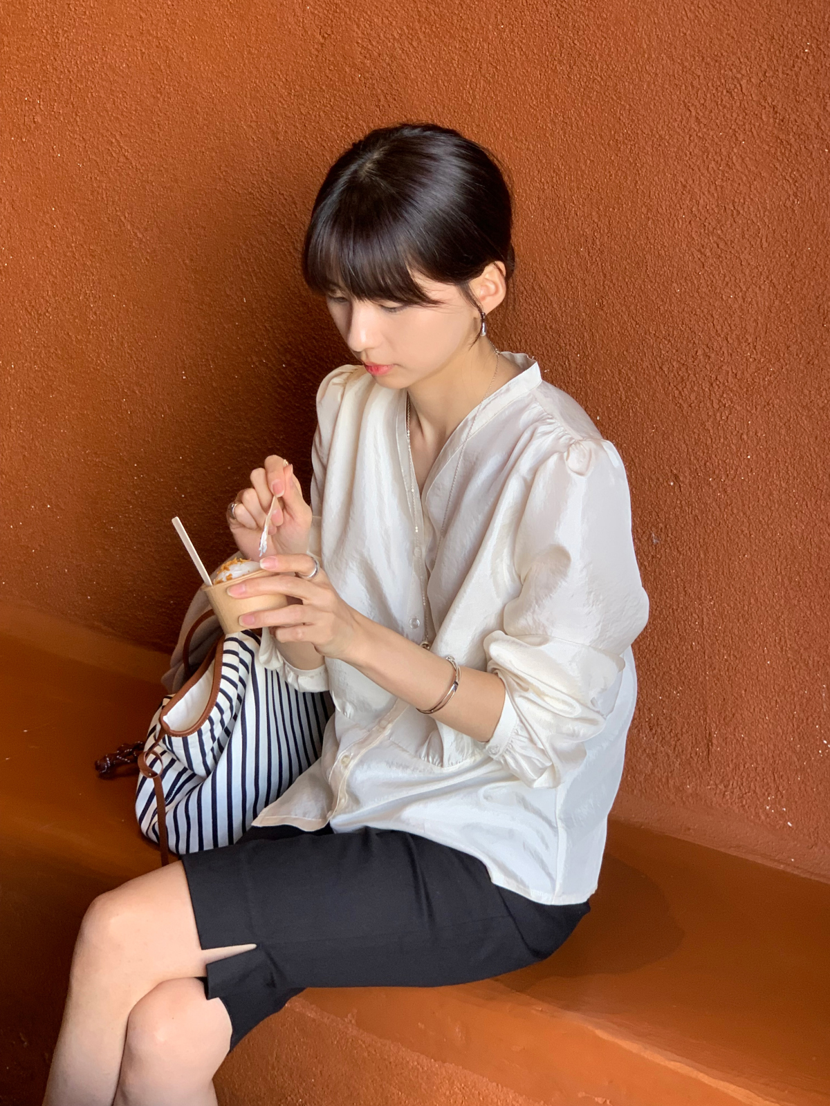 ブラウス モデル画像-S4L126