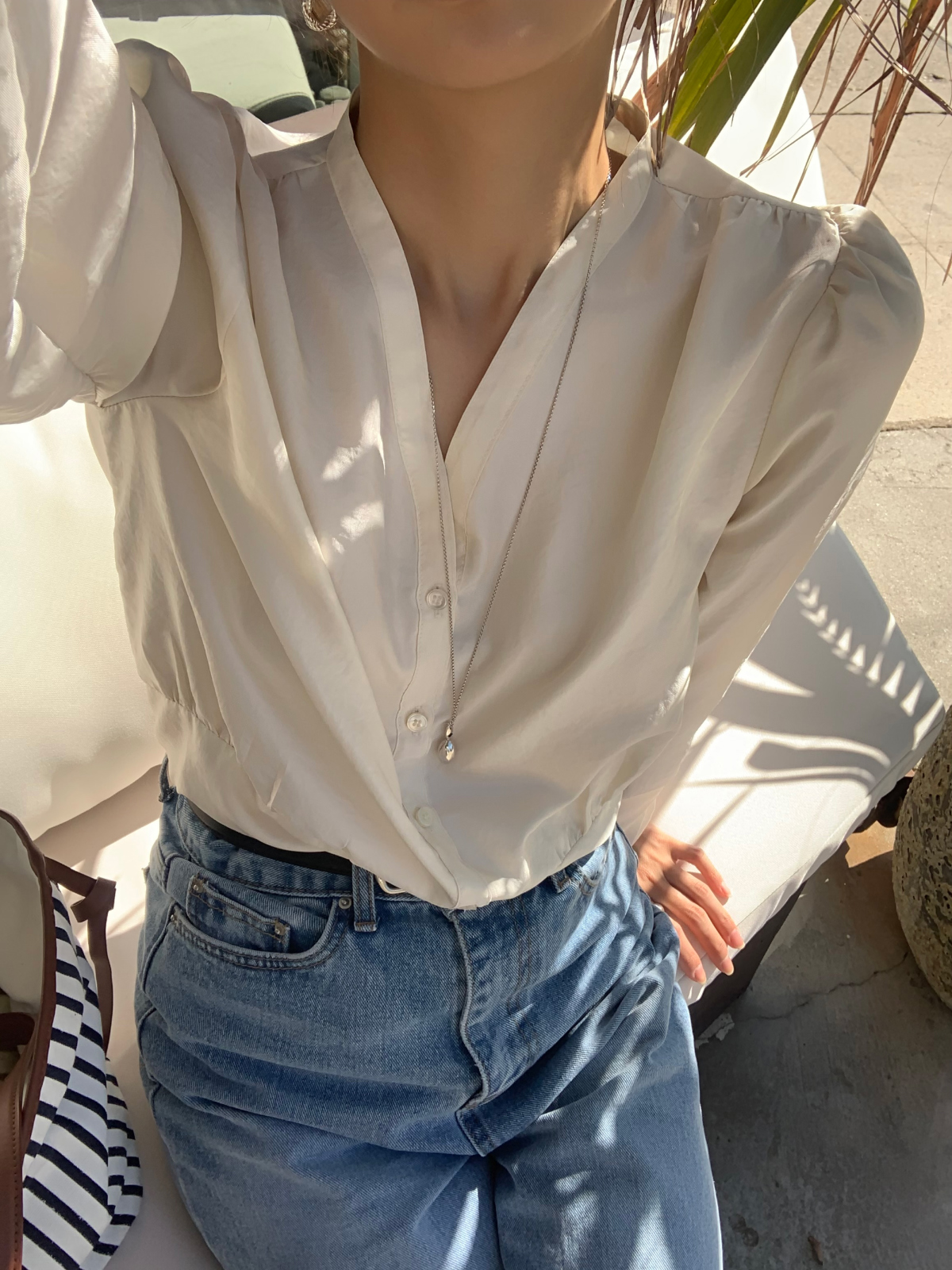 ブラウス モデル画像-S4L16