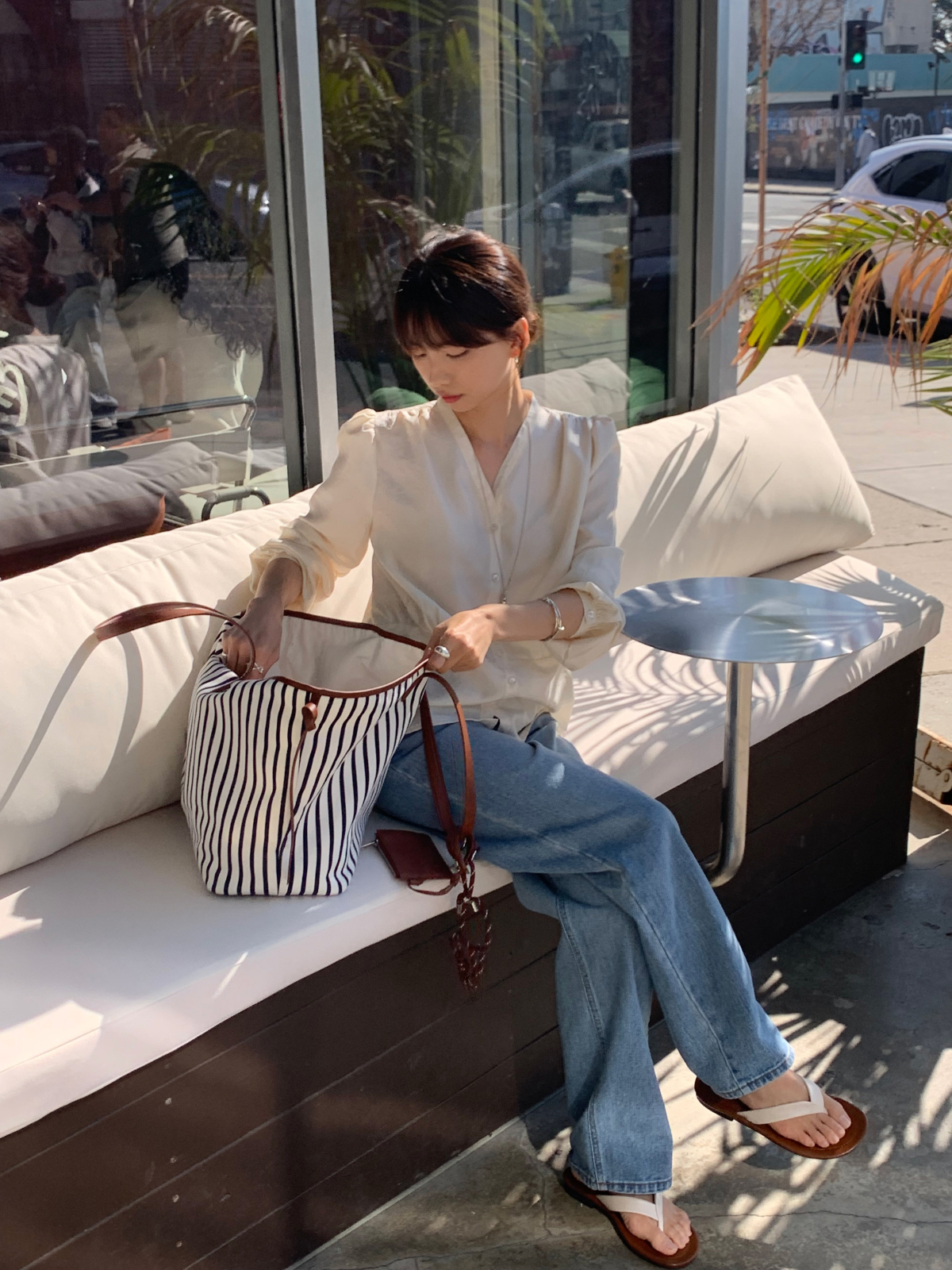 ブラウス モデル画像-S4L67