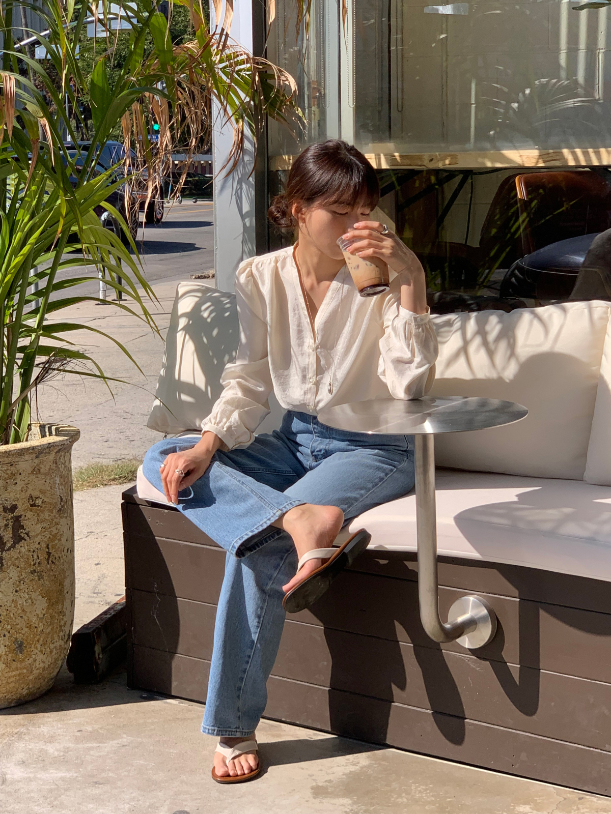 ブラウス モデル画像-S4L60