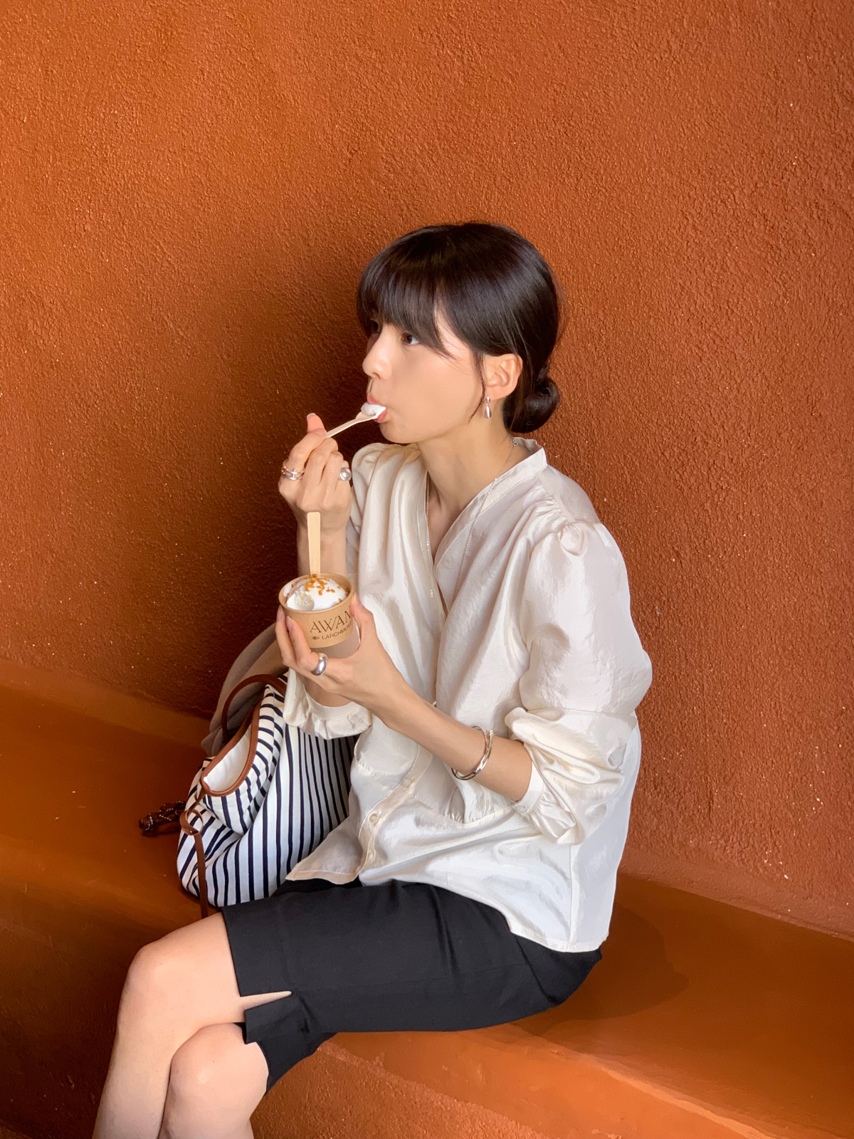 ブラウス モデル画像-S4L128