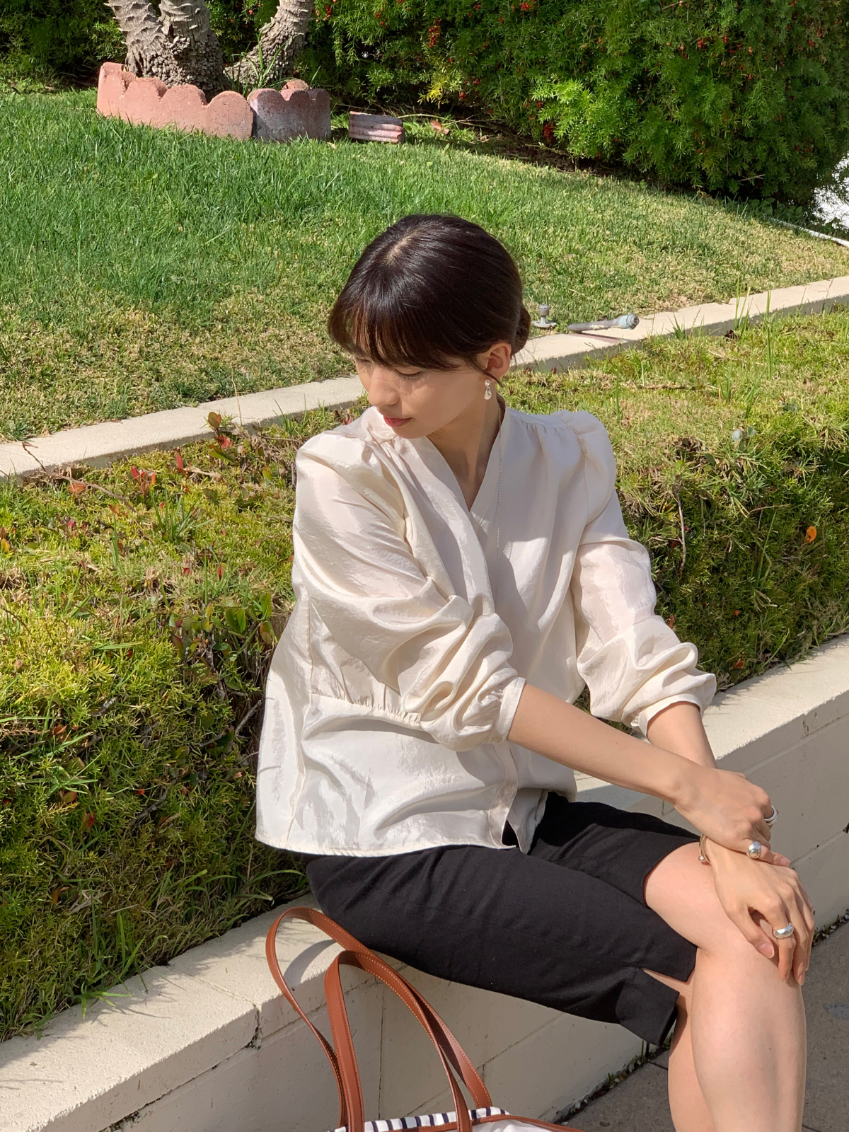 ブラウス モデル画像-S4L142