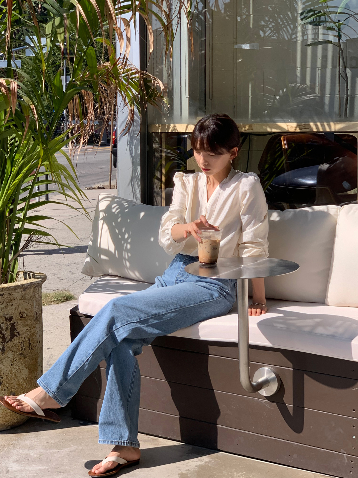 ブラウス モデル画像-S4L54