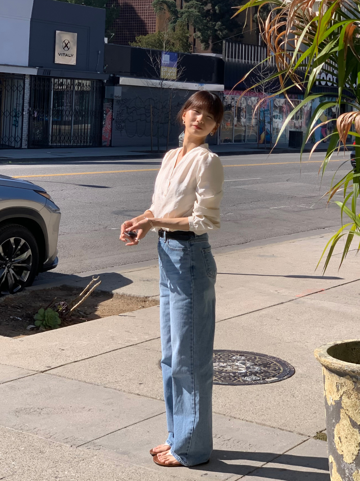 ブラウス モデル画像-S4L19