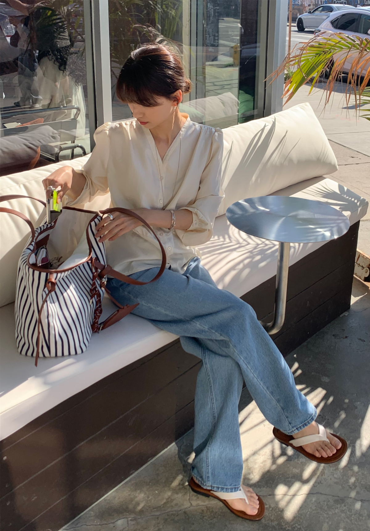 ブラウス モデル画像-S4L62