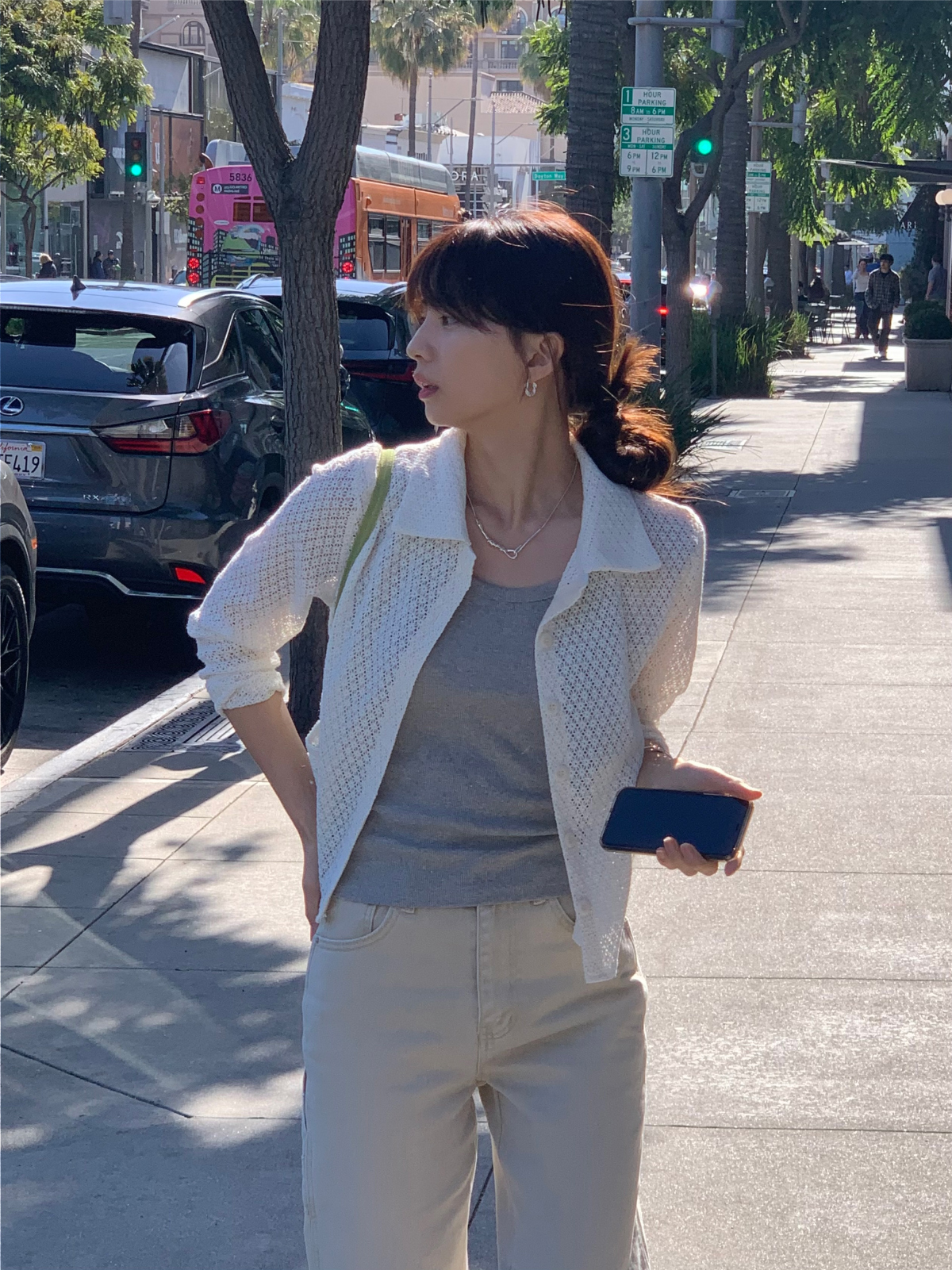 カーディガン モデル画像-S4L20