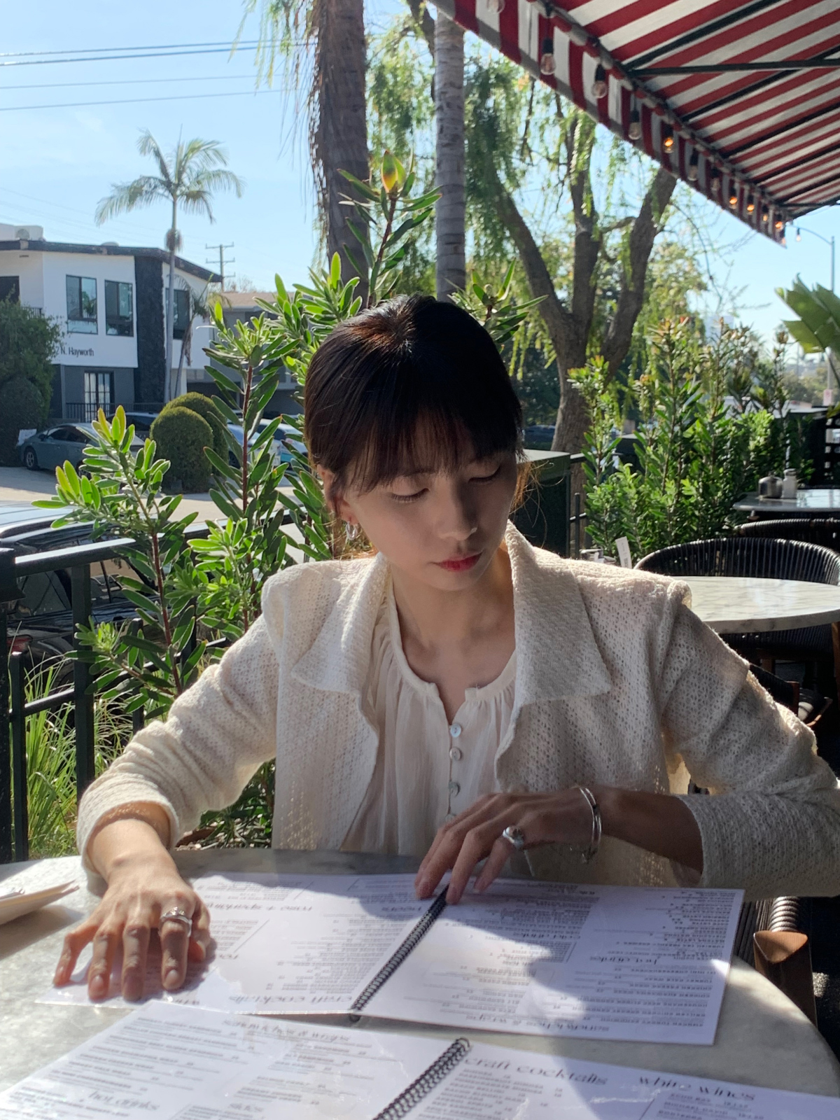 カーディガン モデル画像-S5L5