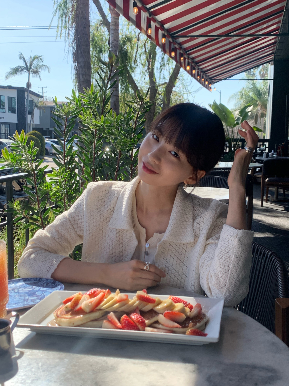 カーディガン モデル画像-S5L1