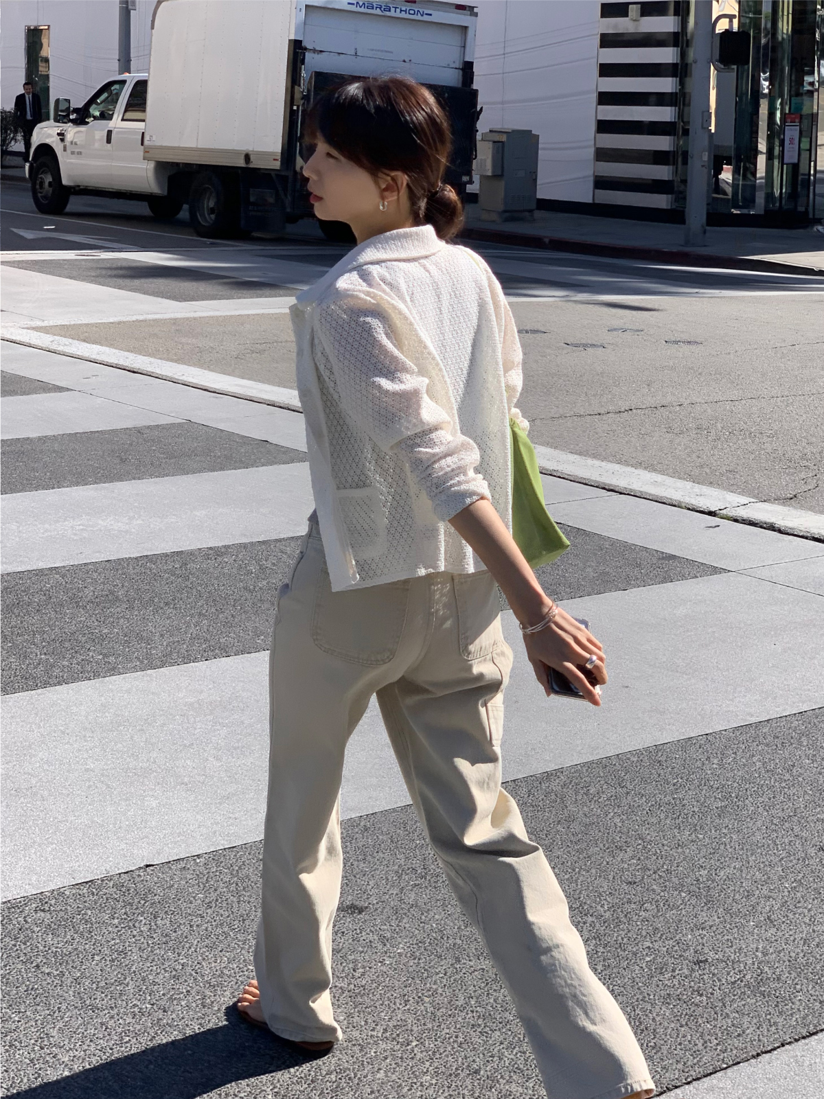 カーディガン モデル画像-S4L35