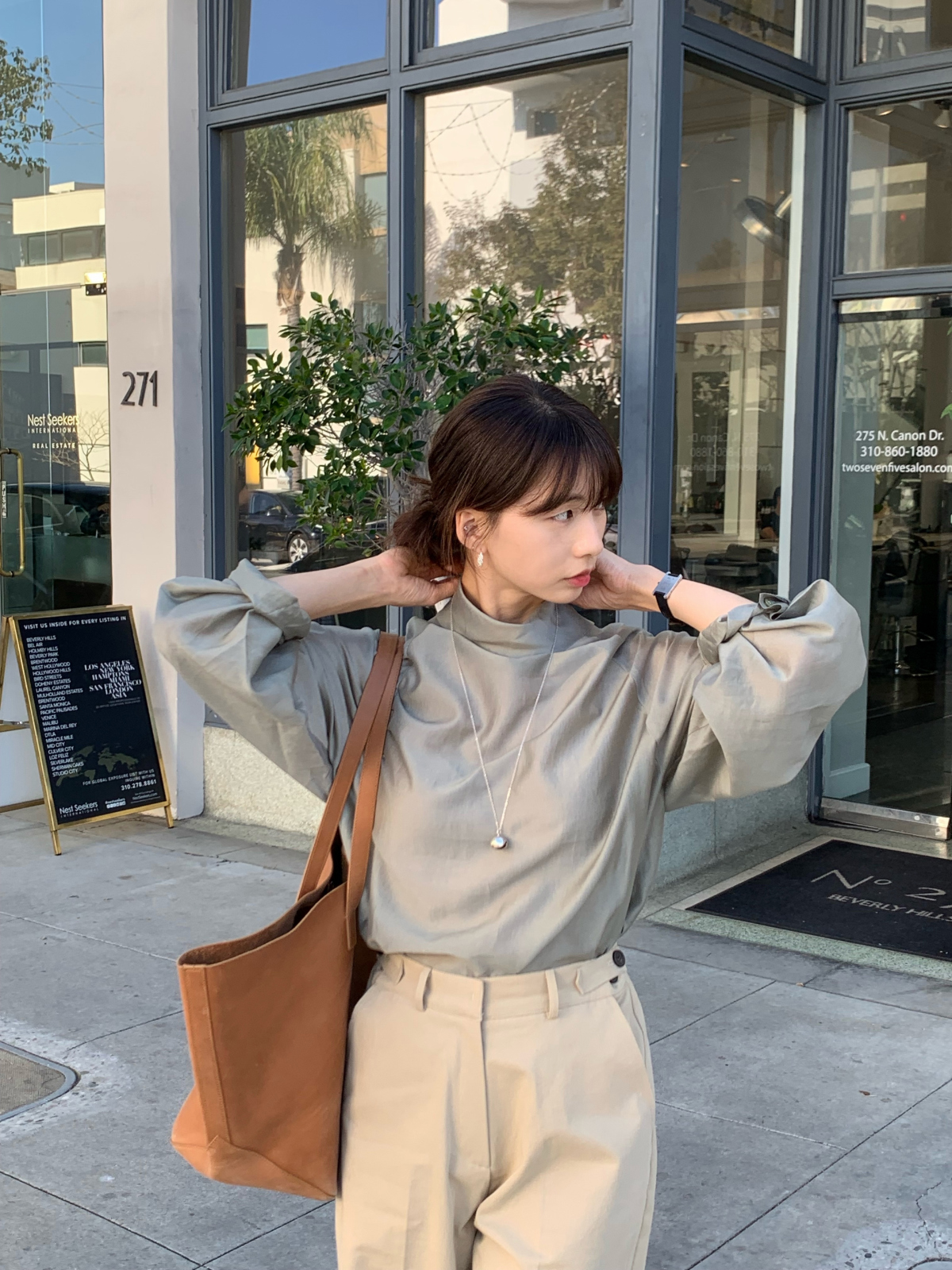 カーディガン モデル画像-S6L1