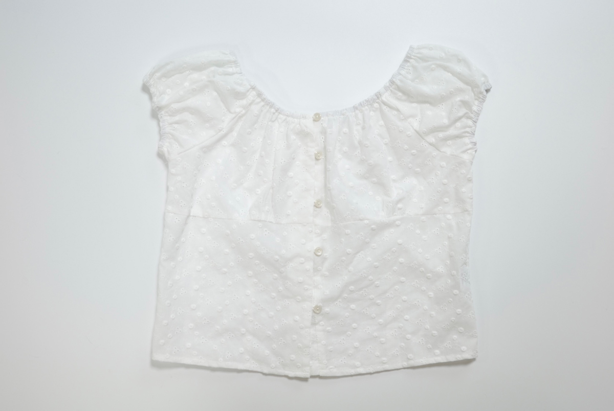 ノースリーブ ホワイト 商品カラー画像-S1L11