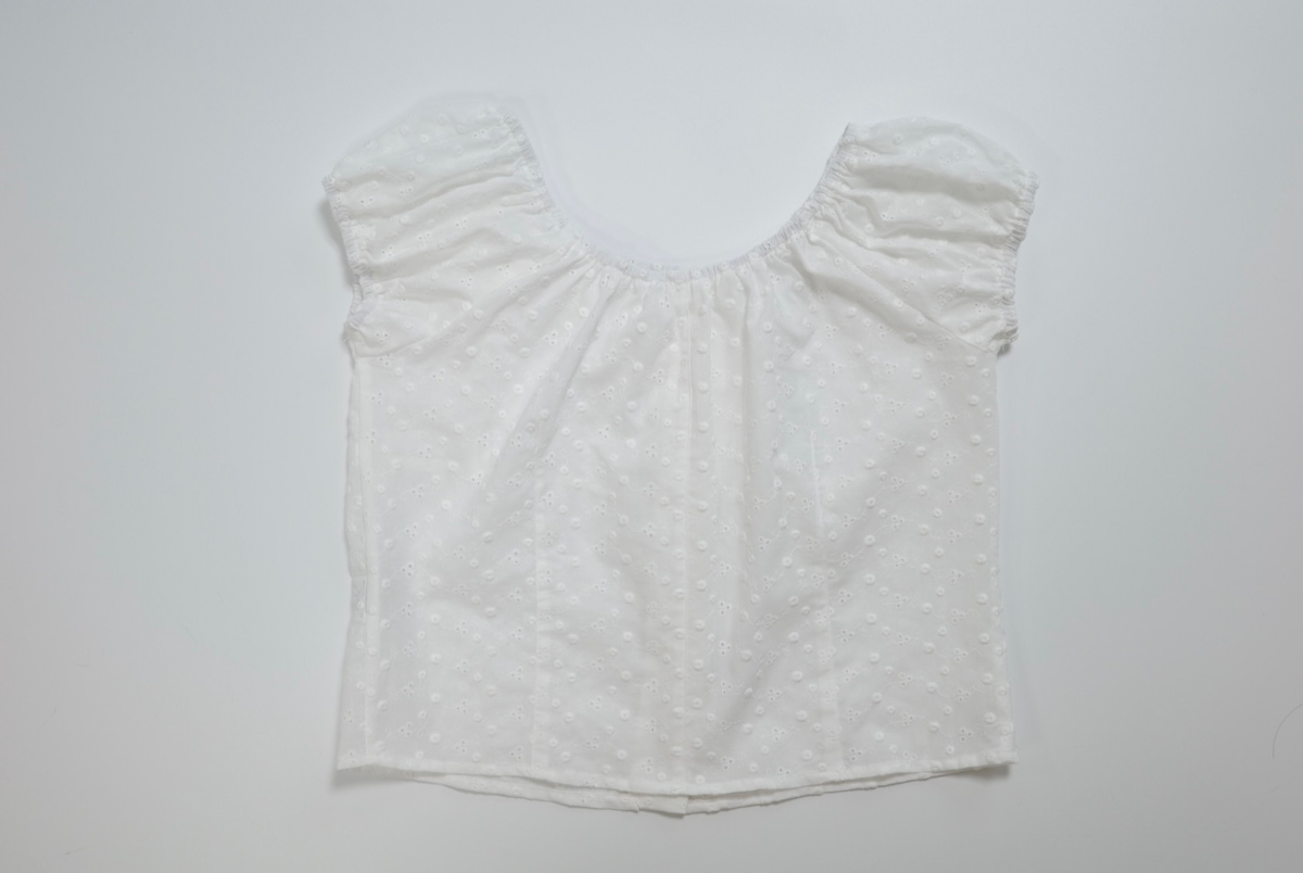 ノースリーブ ホワイト 商品カラー画像-S1L10