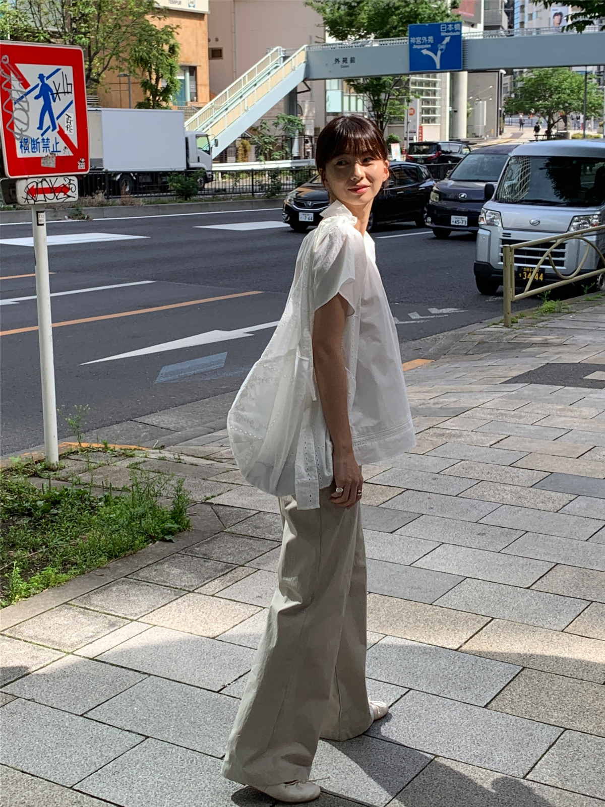 半袖Tシャツ モデル画像-S5L48