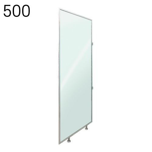 500 실버 투명 욕실 유리 안전 파티션