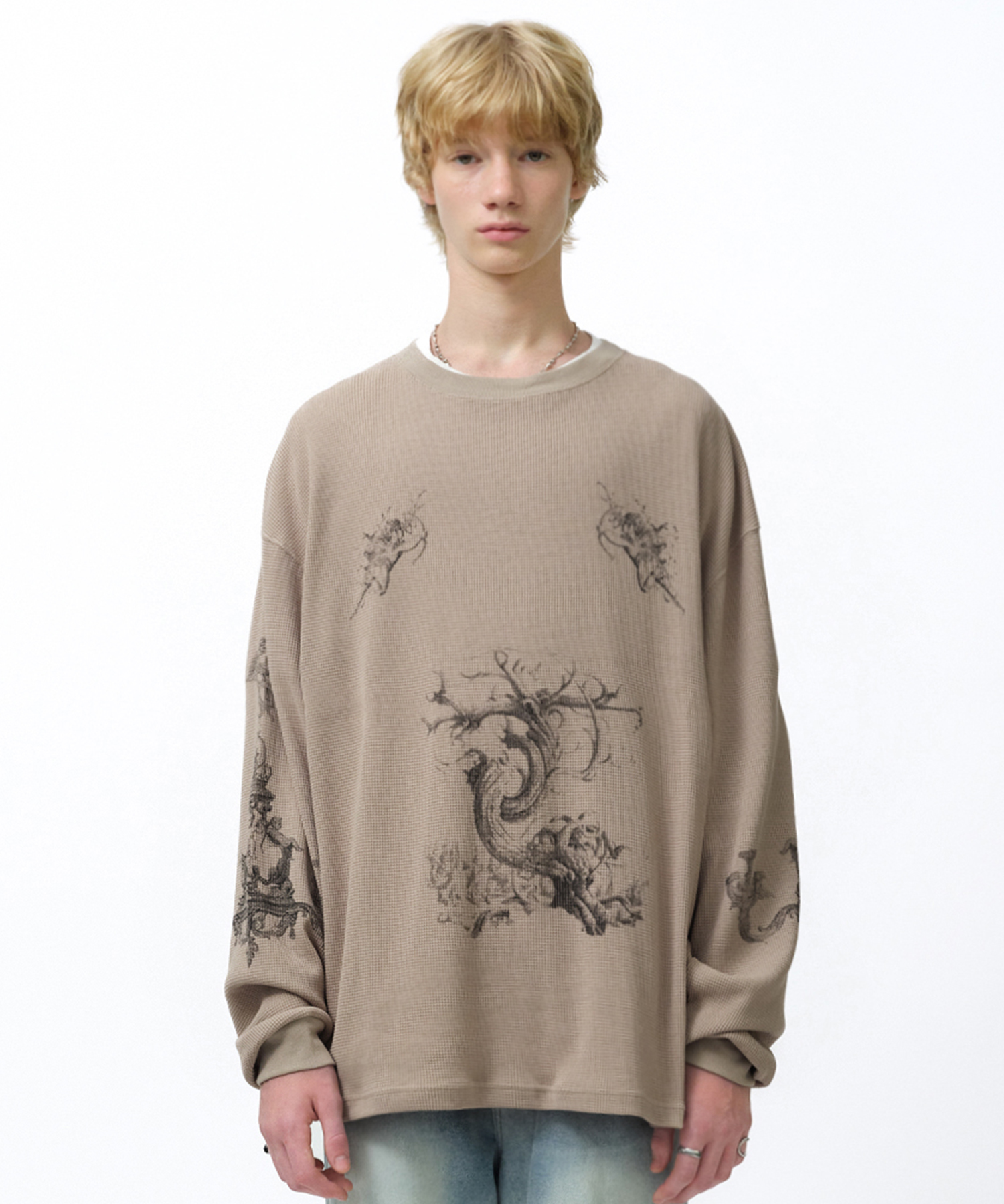 【SUADE】CUPID THERMAL LONG SLEEVE★韓国人気★ 追跡付 CUPID THERMAL LONG SLEEVE [BLACK] - Suade