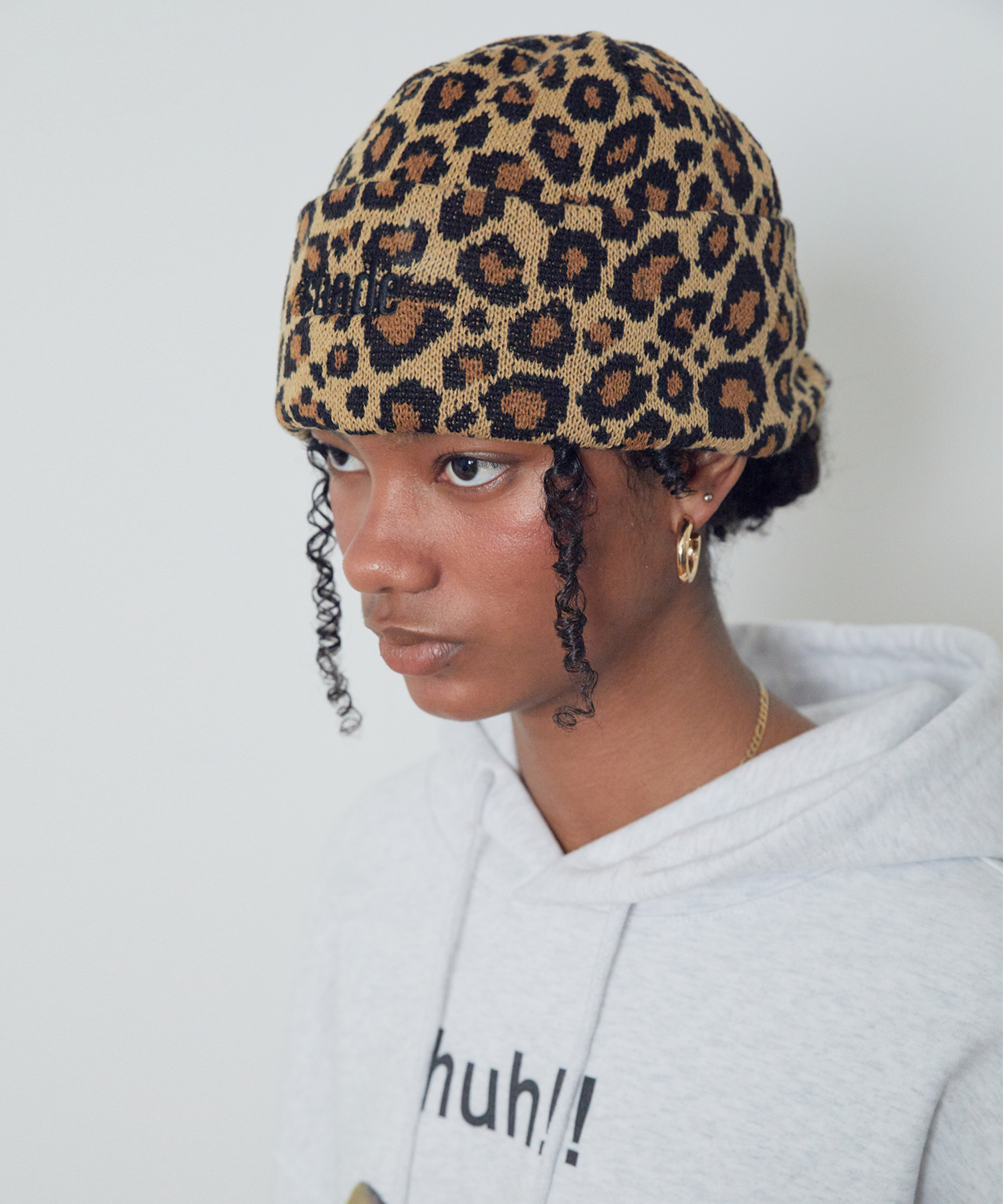 【SUADE】LEOPARD BEANIE ビーニー ★韓国人気★ 追跡付 LEOPARD BEANIE [LEOPARD] - Suade