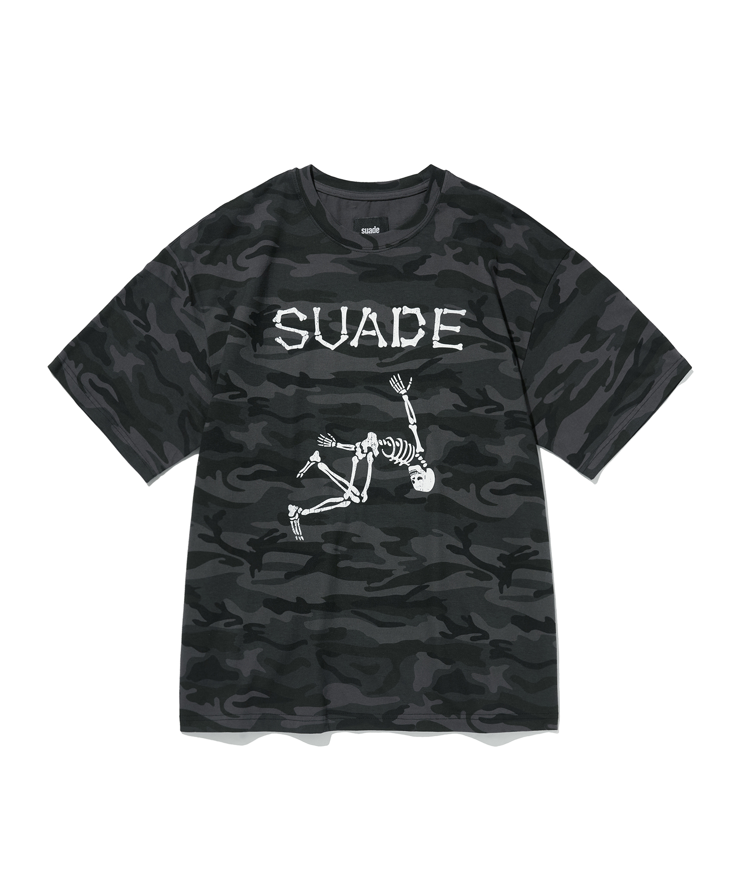 JUMPING SKULL TEE [WHITE] - Suade