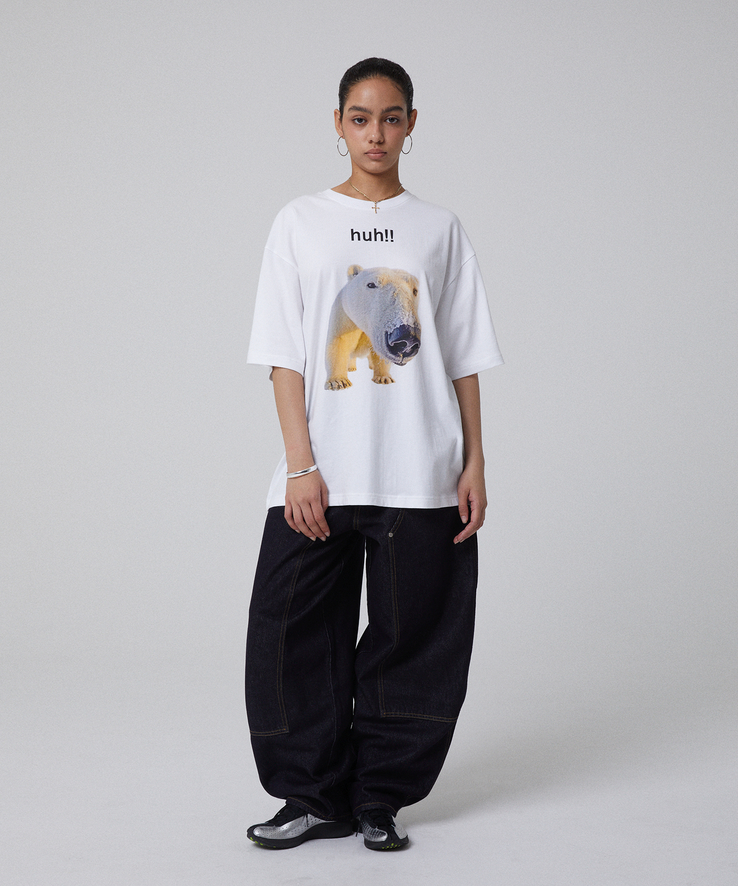 Tシャツ・カットソー Suade Huh Tee White / Black 2025.05.16_SUADE16466.jpg