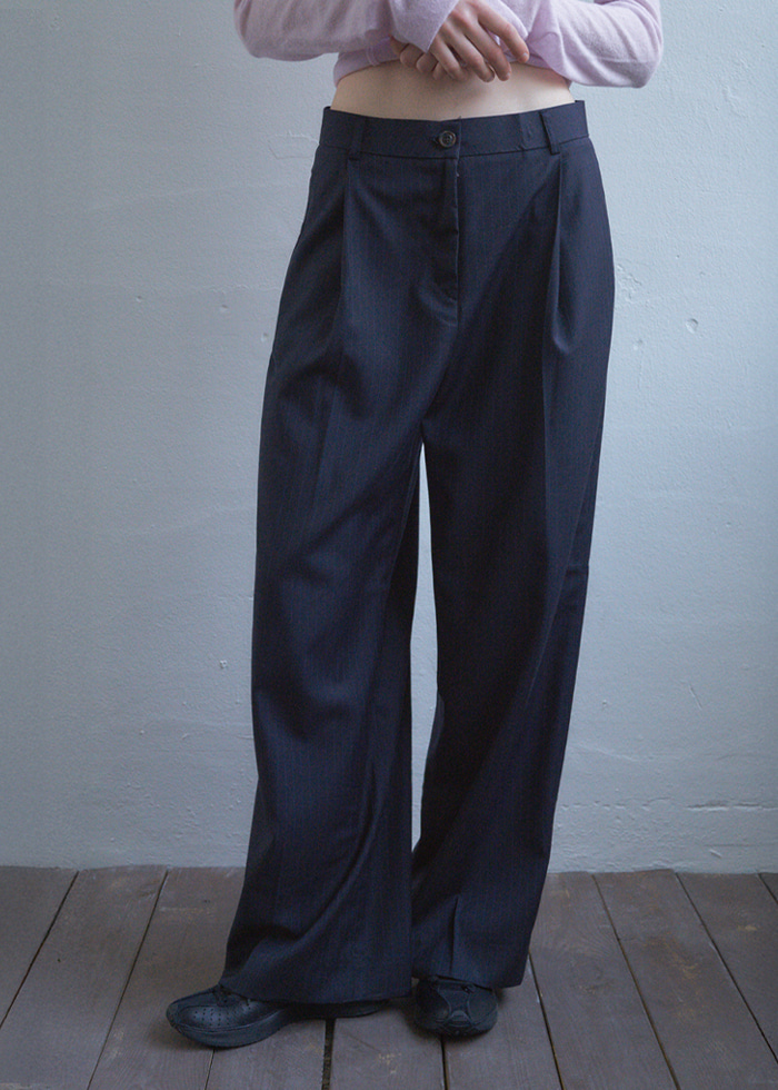 CITTA | 90s Retro Pin Stripe Slacks