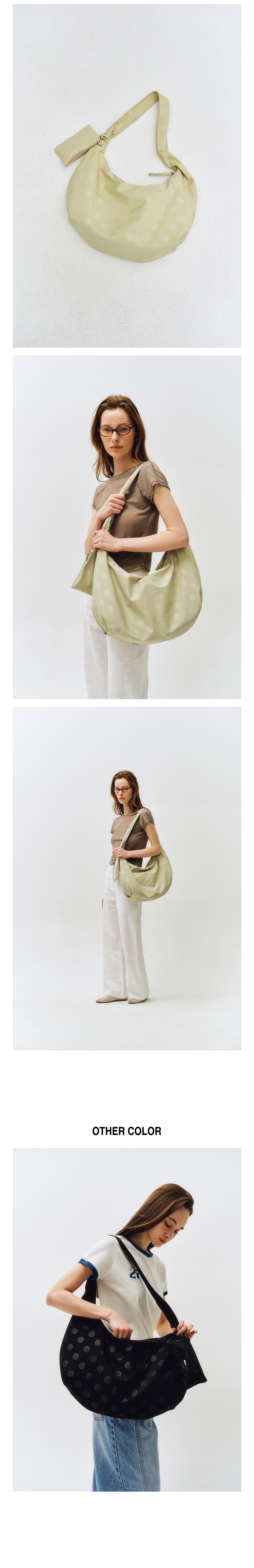 CITTA☆Mono Dot Hobo Bag MUSINSA | CITTA Mono Dot Hobo Bag_CTA927 (Beige)