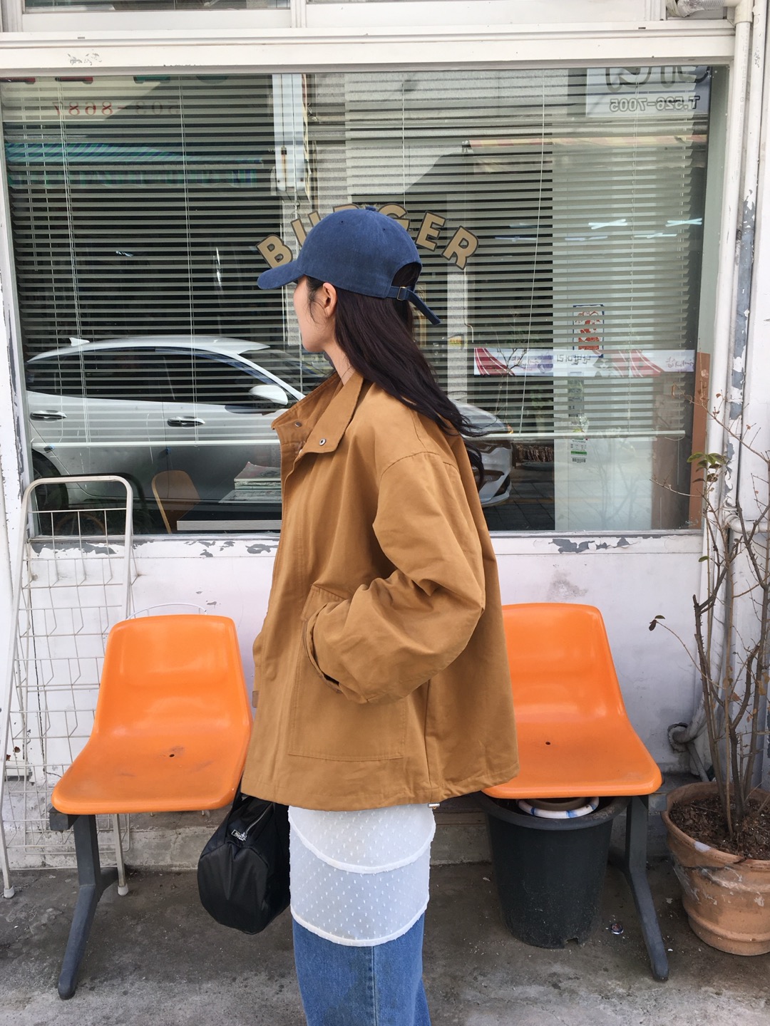 오버 포켓 야상 Over-pocket bomber jacket 상세 이미지 21