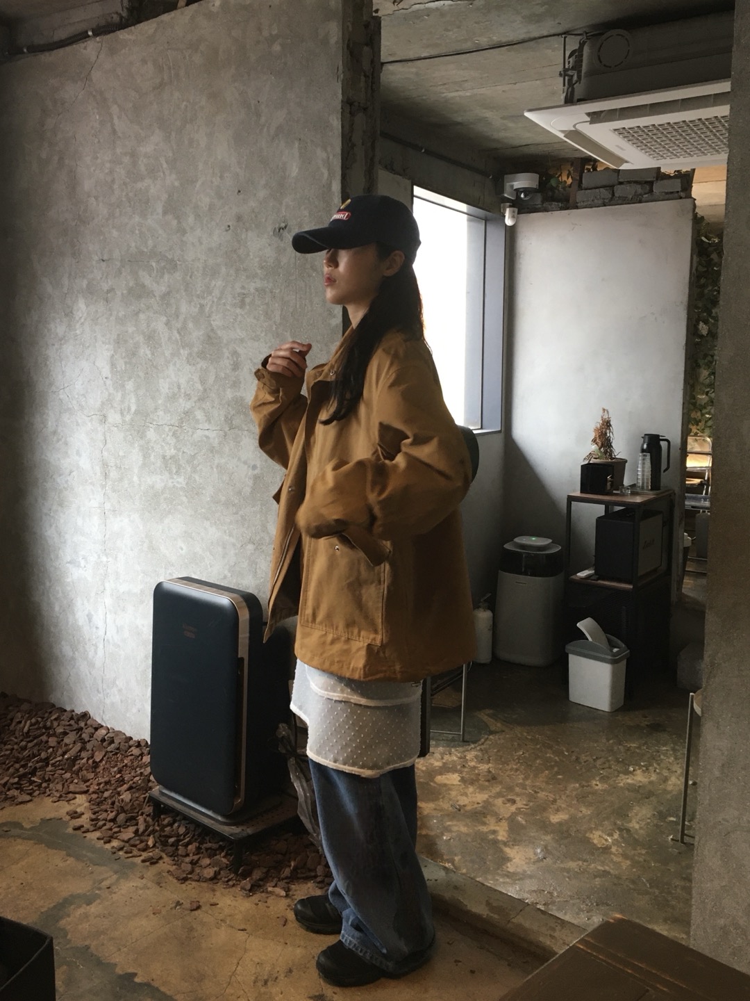 오버 포켓 야상 Over-pocket bomber jacket 상세 이미지 3
