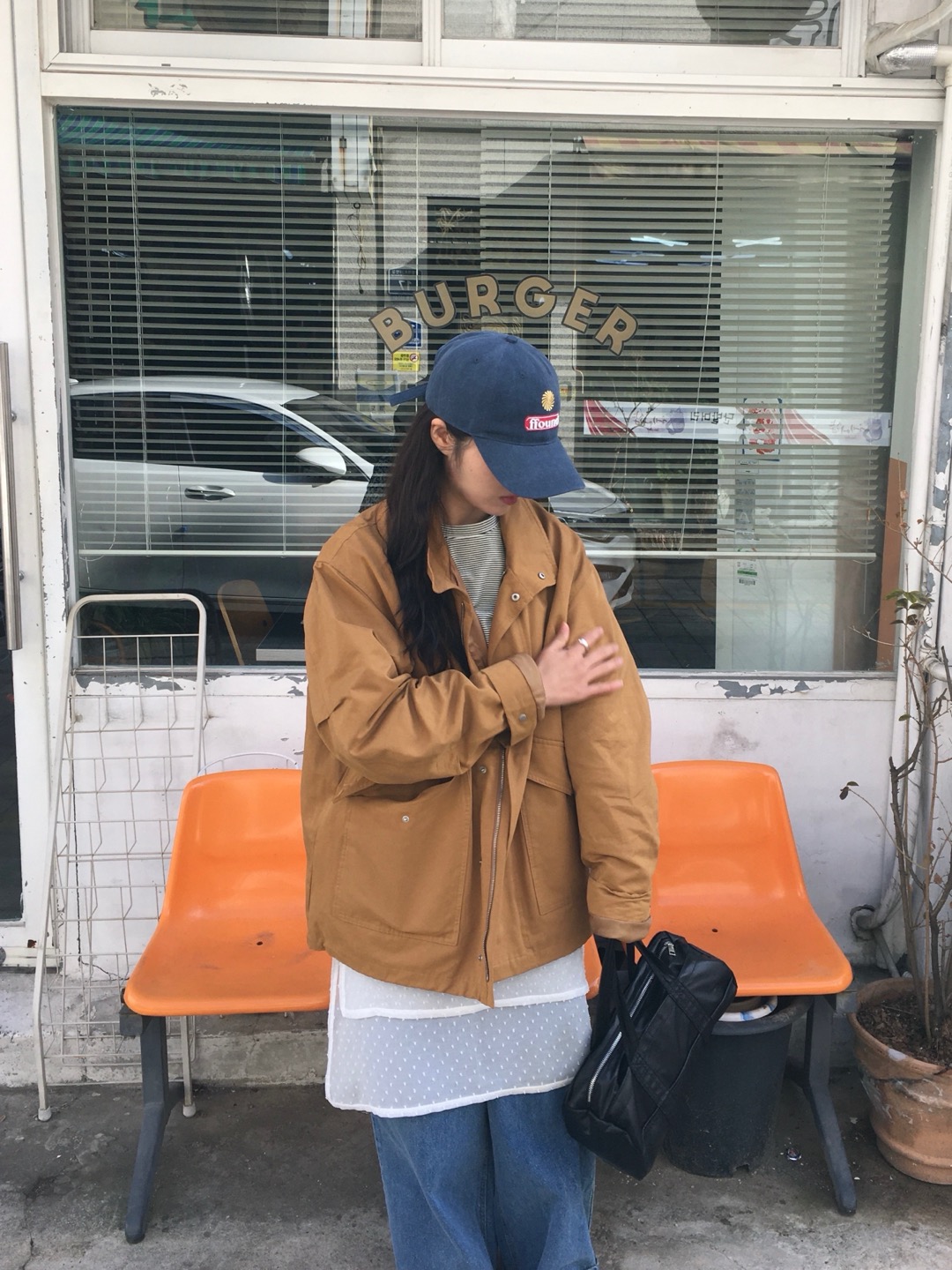 오버 포켓 야상 Over-pocket bomber jacket 상세 이미지 23