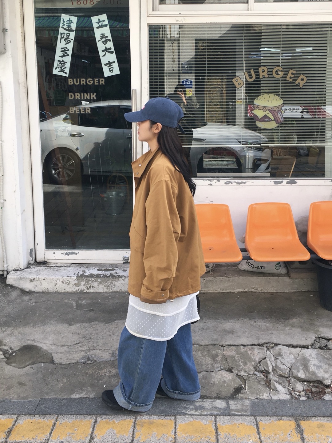 오버 포켓 야상 Over-pocket bomber jacket 상세 이미지 24