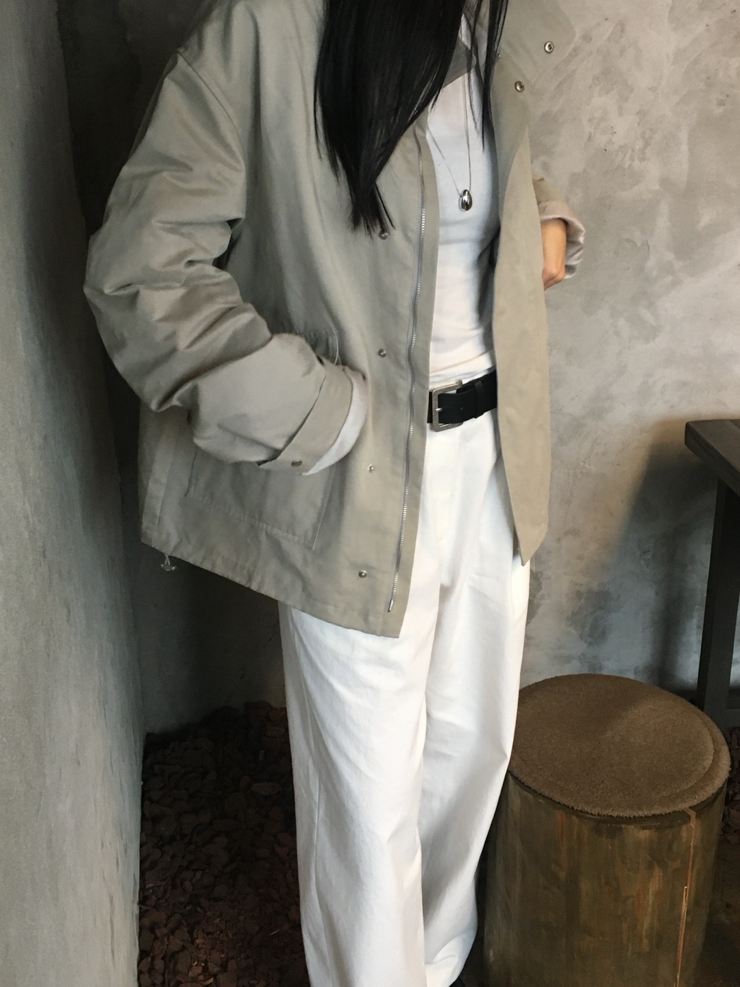 오버 포켓 야상 Over-pocket bomber jacket 상세 이미지 27