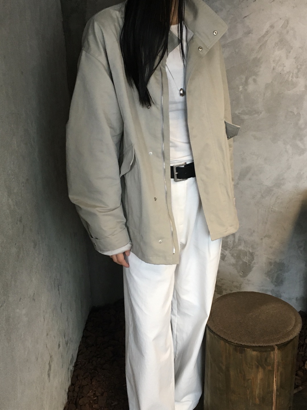 오버 포켓 야상 Over-pocket bomber jacket 상세 이미지 28