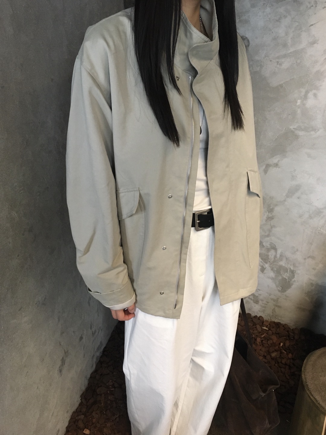 오버 포켓 야상 Over-pocket bomber jacket 상세 이미지 29