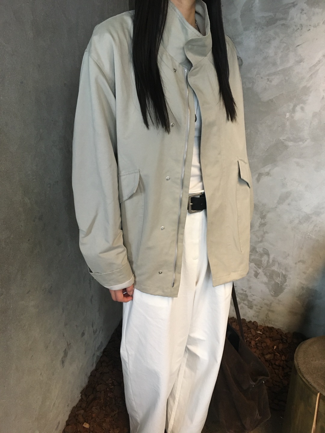 오버 포켓 야상 Over-pocket bomber jacket 상세 이미지 30