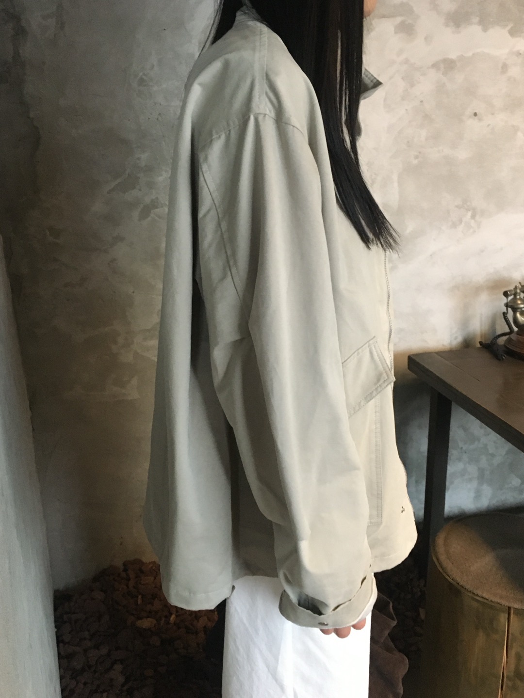 오버 포켓 야상 Over-pocket bomber jacket 상세 이미지 31