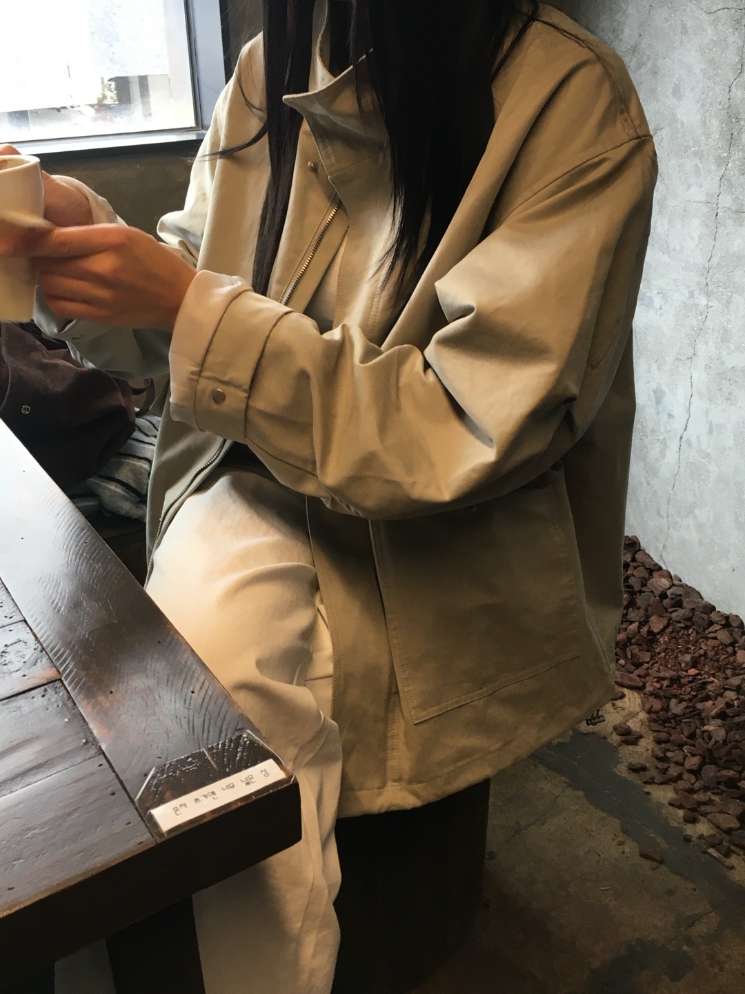 오버 포켓 야상 Over-pocket bomber jacket 상세 이미지 32