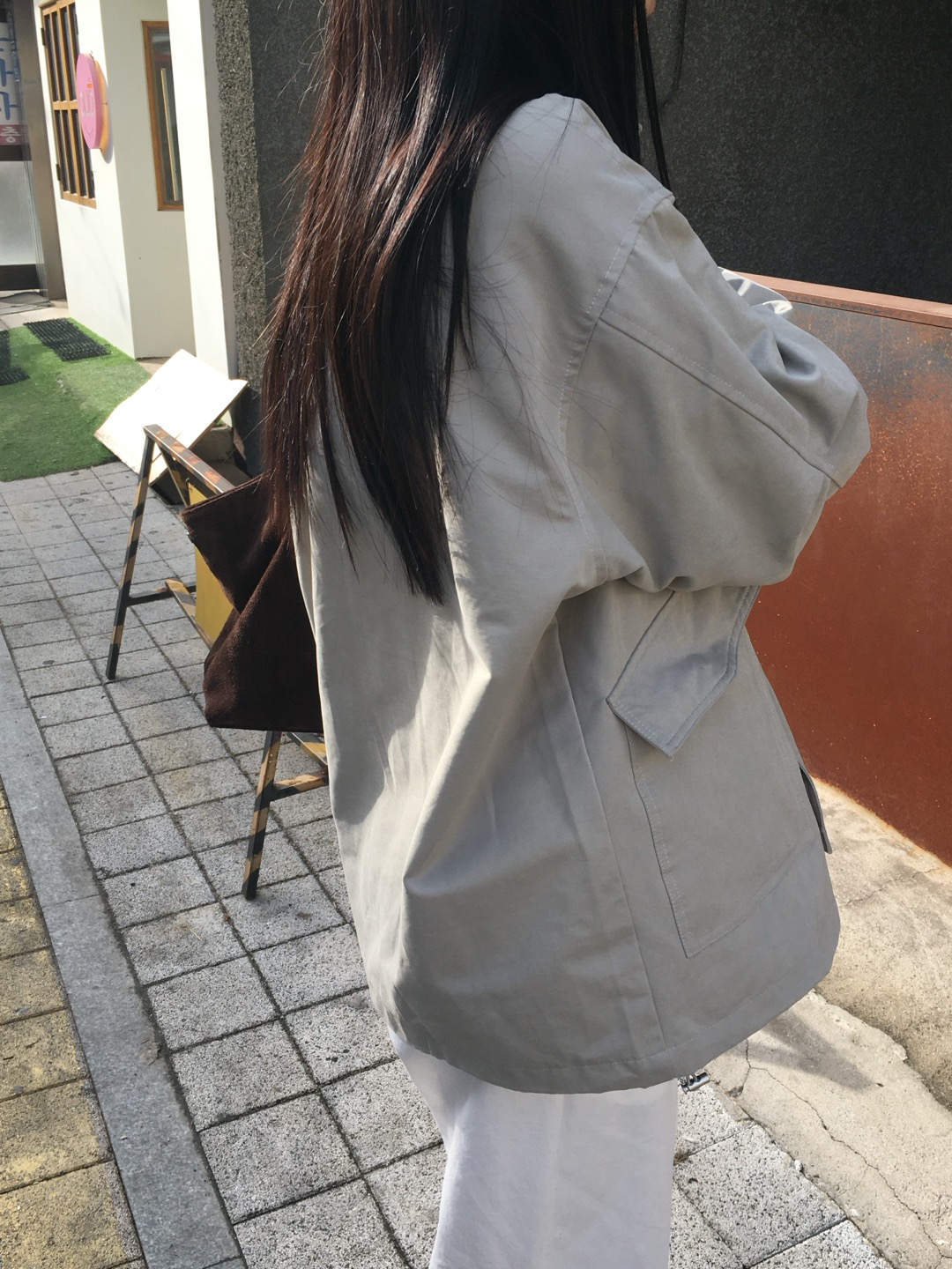 오버 포켓 야상 Over-pocket bomber jacket 상세 이미지 35