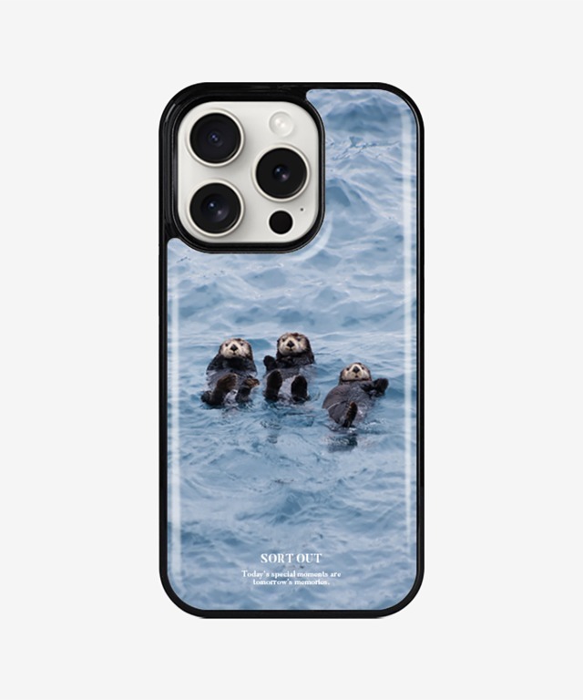 trio sea otter small epoxy case