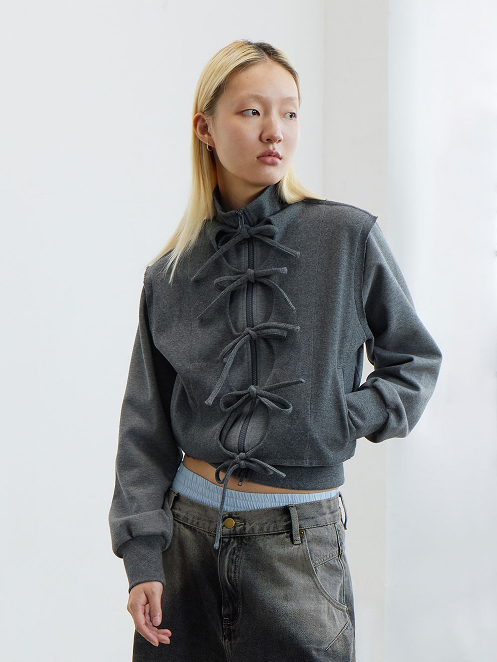 [CONP] Knot- fastening Sweater