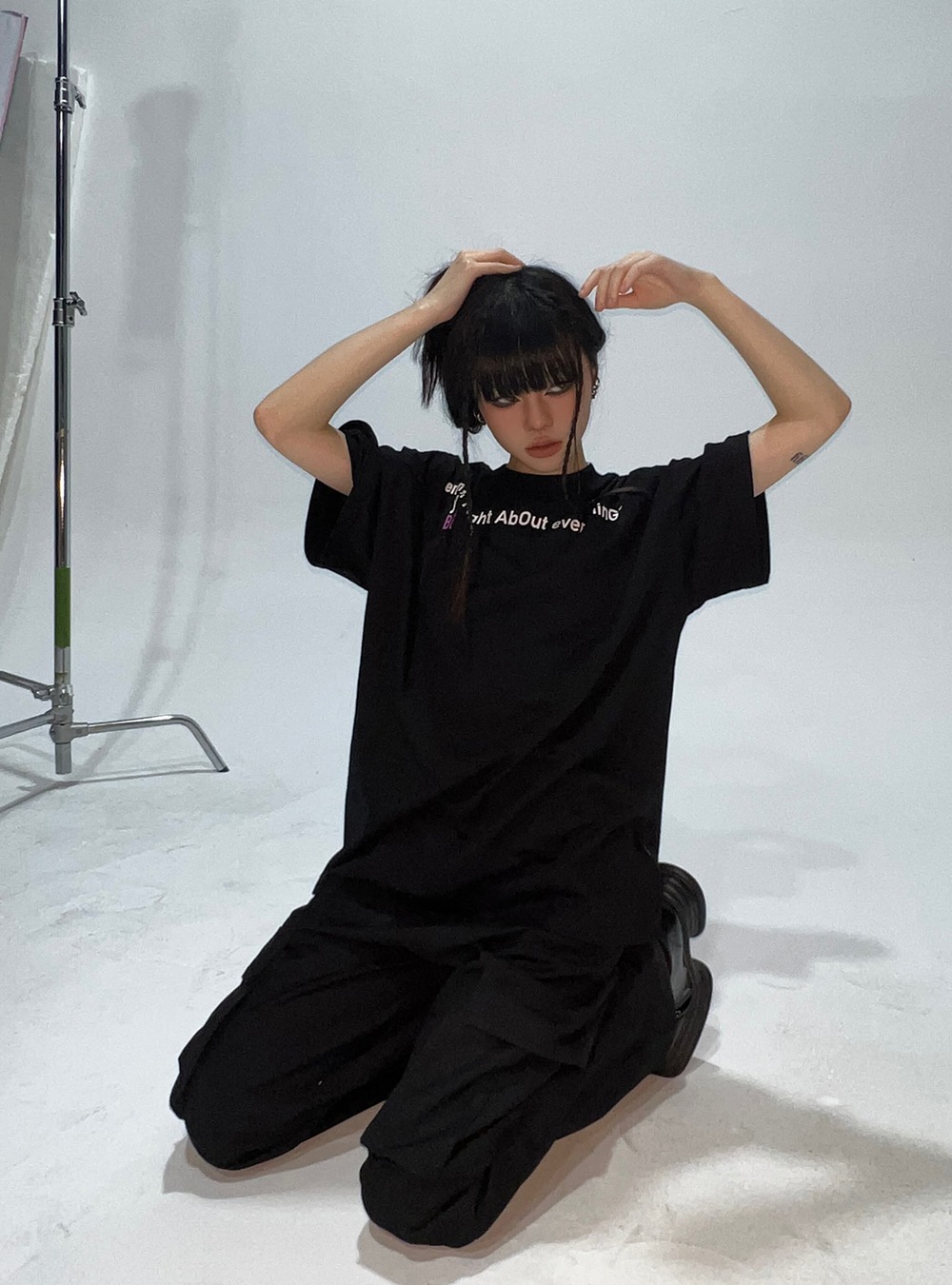 送料関税込 【NO E MOSEN】 No American Short-Sleeved T-Shirt no E mosen] No American Short-Sleeved T-Shirt - BCAESAR