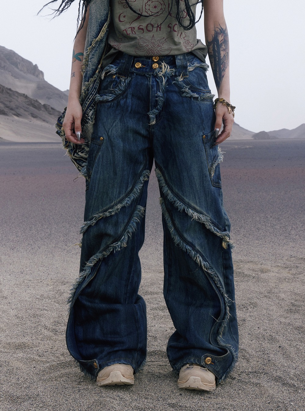Personsoul Destructive Denim Jean Personsoul Destructive Denim Jean
