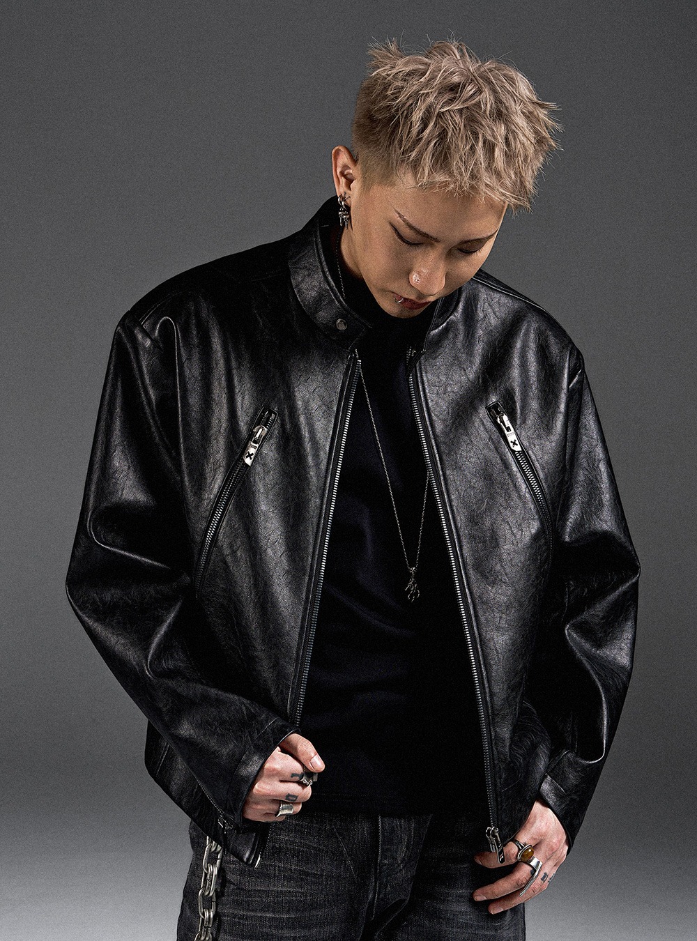 ジャケット・アウター Old Devil Moon 1940 style leather Jacket 1940