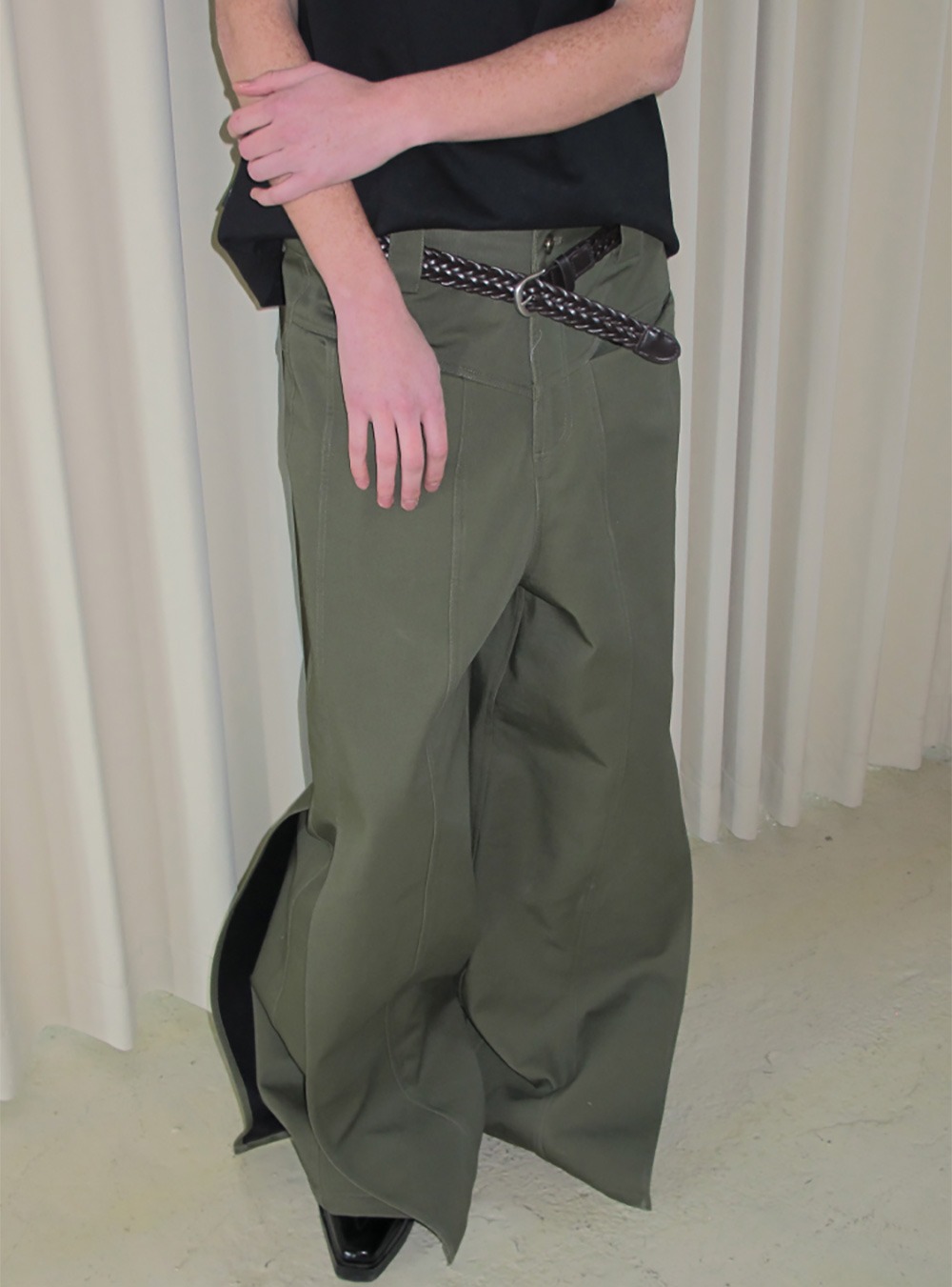 ANTERIOR LOVED×CasseSango] Casual Wide-Leg Trousers (2color) - BCAESAR