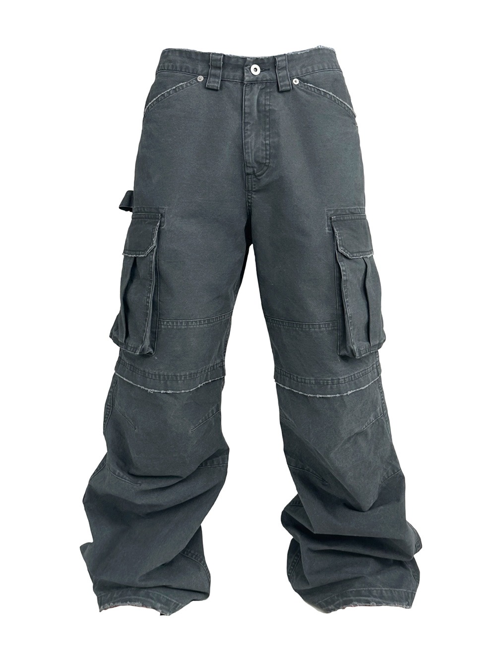 【SATIIIZ】Daily vintage cargo pants Daily vintage cargo pants - satiiiz